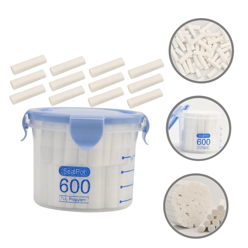 FOMIYES 1 Box Rolled Cotton Nose Plugs for Nose Dentists