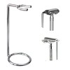 SATOMO Stainless Steel Shaving Razor Holder Shaving Stand for Men
