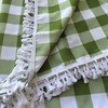 Essifunia Fringe Checkered Tablecloth with Tassel 52x70 Inch Rectangular -