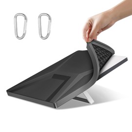 GEEKERA Starlink Mini Protective Cover Case, Starlink Mini Satellite Dish Accessories, Waterproof Anti-Drop All-Round Protection, Free Hooks for Outdoor, Travel, Camping, Black