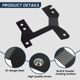 Back Window Dual Fuel Tank Switch Repair Bracket Compatible with 1992-1997 OBS Ford F150 F250 F350 Bronco Dash Switch Panel Bracket