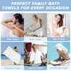 SEISSO Cotton Bath Towels 140 x 70 cm, Bath Towels,