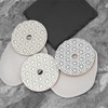 Briny River 3pcs 4-inch Dry Wet 3 Step Diamond Polishing