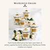 MACKENZIE-CHILDS Large Enamel Canister, Kitchen Storage Container for Flour and
