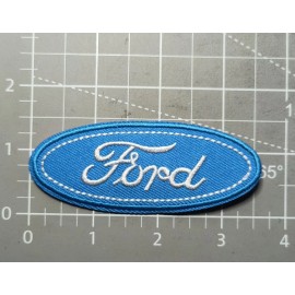 Unbranded Ford Cars Trucks Automotive Embroidered Iron On  Patch 1.5x3.5"