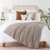 Battilo Light Grey Throw Blanket for Sofa Couch Bed, Woven