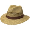 Classic Traveller Straw Hat for Men and Women - 100%