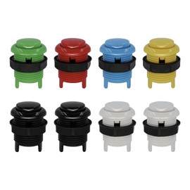 SJ@JX Arcade 28mm Push Button Keyboard MX Microswitch Screw-in Type Button