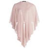 Vera Mont Women's Glitter Cape, Rose / silver, Unit size