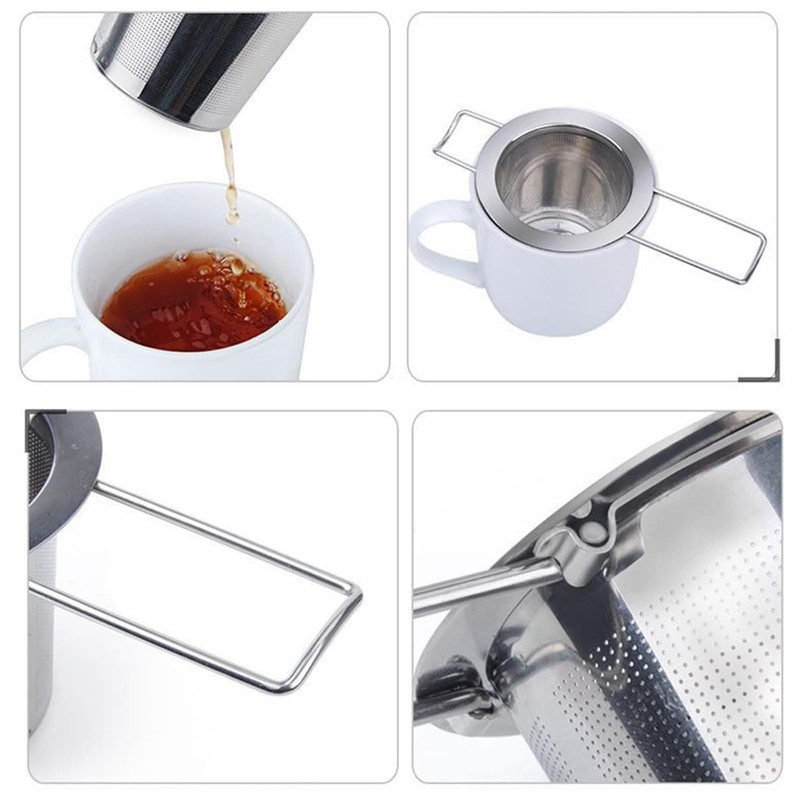 Pack of 2 Tea Strainer for Loose Tea, Tea Filter
