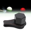 Billiard Chalk Holder Aluminum Alloy Magnetic Hexagonal Portable Pool Cue