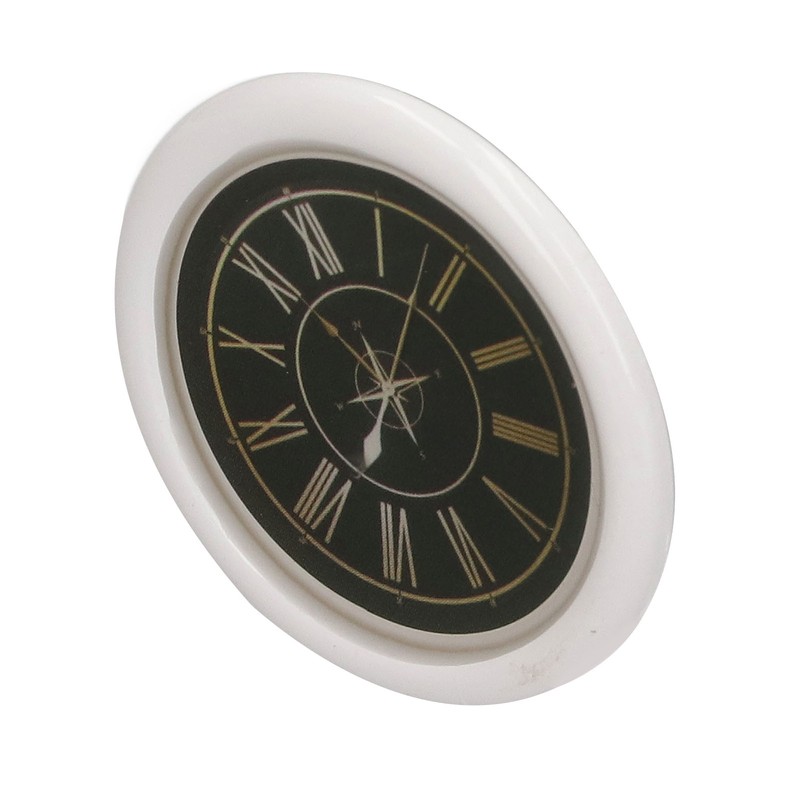 3 PCS Dollhouse Wall Clock 1:12 Dollhouse Miniature Round Wall