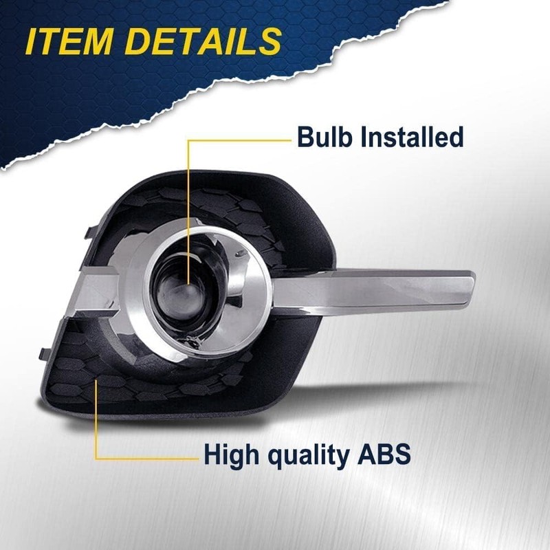 DOTCOM Front Fog Lights Driving Lamps Compatible with Chevy Equinox