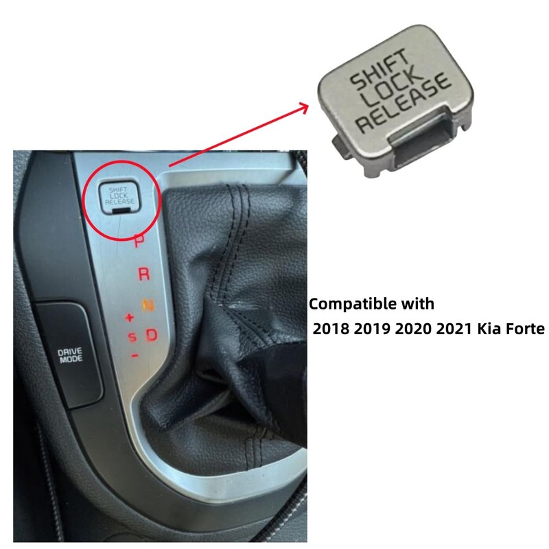 KDFUHRUI Shift Lock Release Cover Compatible with 2018 2019 2020