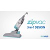 ionvac ZipVac 3-in-1 Corded Upright Handheld Vacuum Cleaner Floor Carpet