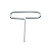 LC LICTOP 3mm Hex Dogging Key with Oval Loop, Solid