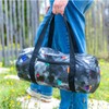 Pylones - Foldable Travel Duffle Bag - Black Palette, Black,