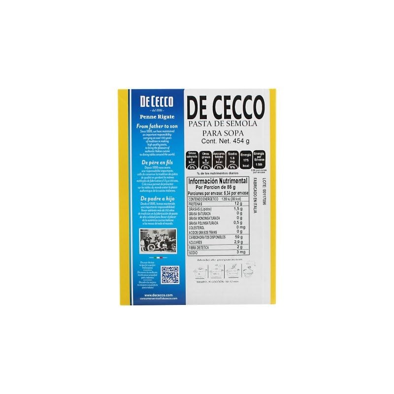 DE CECCO Penne Rigate 454g