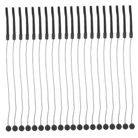 SUPVOX 20pcs Lens Caps Leash Keeper for Elastic -Lost String for Outdoor Activities Compact Lens Cover Holder for Camping Hiking Travel