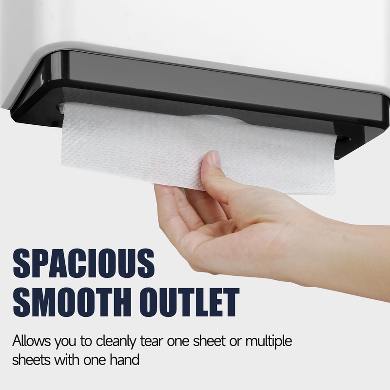 AIKE Wall Mount Paper Towel Dispenser, Fit Multifold Paper Towel