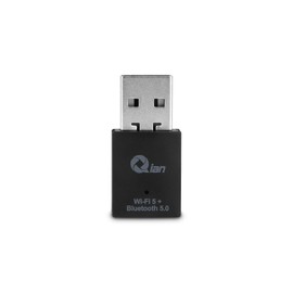 QIAN Adaptador Bluetooth Wi-Fi USB 2.4G/5GHz Dual Band (QYW-033WB)