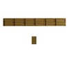 EWCD91 Dentil Moulding 3/4" High x 5/16" Trim. Unfinished, Sapele