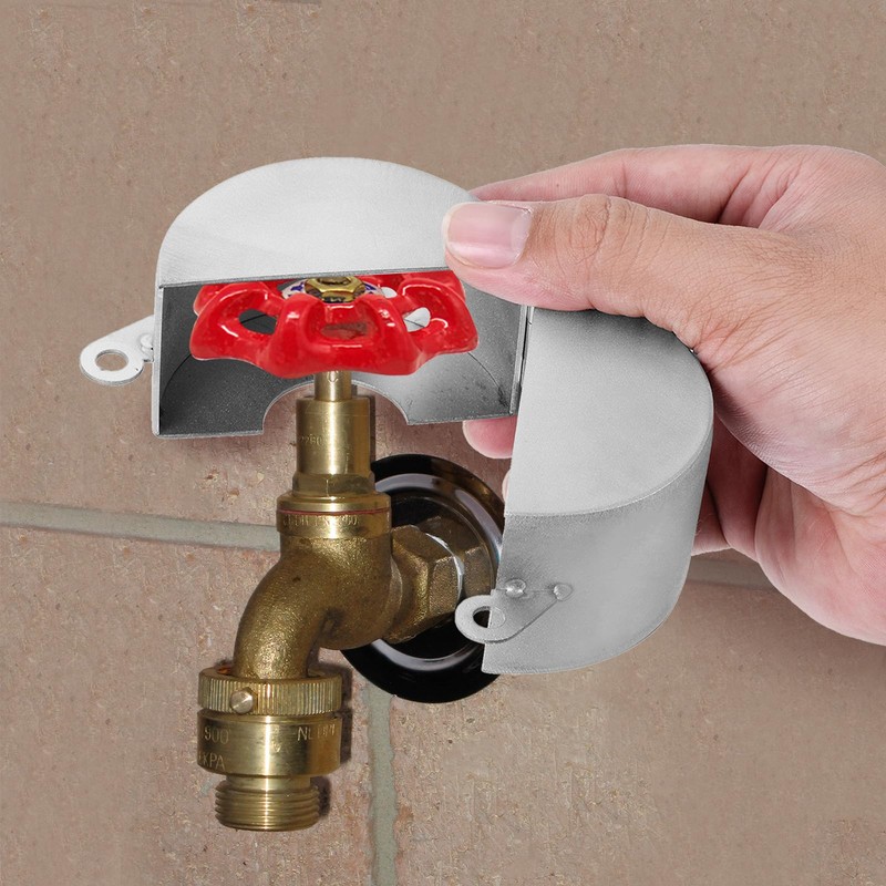 PATIKIL Outdoor Faucet Lock Gate Valve Locking Device Prevent Water