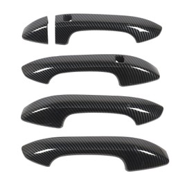 Exterior Door Handle Cover Carbon Fiber Pattern Outside Door Handle Decoration Trim Replacement for Kia K5 2019 to 2023