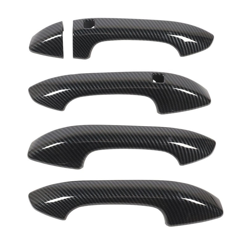 Exterior Door Handle Cover Carbon Fiber Pattern Outside Door Handle