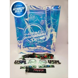 NRG NEW NRG U.S.P.L PROMO COMBO KIT - TOTE BAG + STICKERS + KEY CHAIN + LANYARD