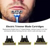 3pcs Electric Trimmer Replacement Blades Precise Cutting Professional T Shape
