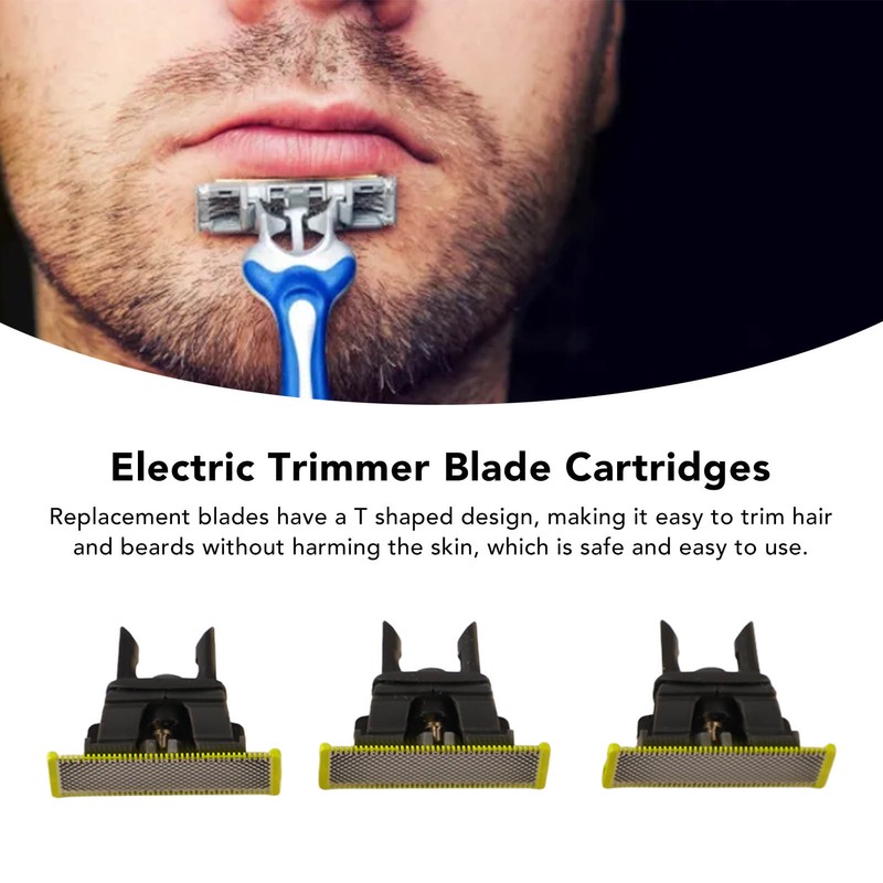 3pcs Electric Trimmer Replacement Blades Precise Cutting Professional T Shape