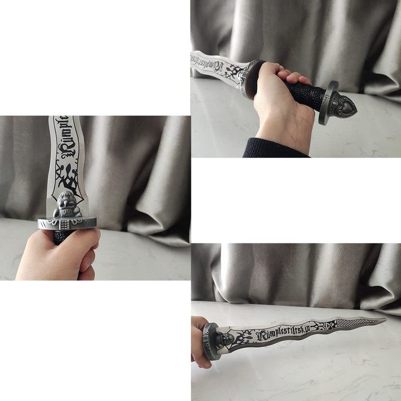 AFIXO 16" Metal Dark One Rumpelstil tskin Mr. Gold Sword