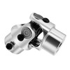 GLOCRORET 3/4"-30 Spline X 3/4" Round Chrome Steering Universal Joint
