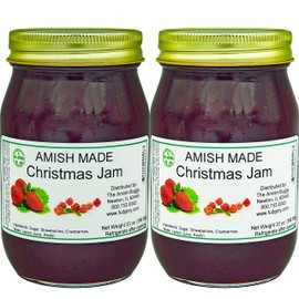 Amish Jam - Two 18 Oz Jars (Christmas Jam (2-18 oz. Jars))