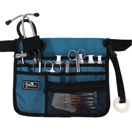 YOURUIMEI - Bolsa organizadora de cinturón de enfermería, riñonera médica para enfermeras, riñonera de enfermería con soporte para estetoscopio (YRHS-B-HLL)