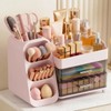 Makeup brush holder large capacity organizer material bathroom skincare storage years / 화장브러시 홀더 대용량 정리함 소재 욕실 스킨케어 보관 년 을