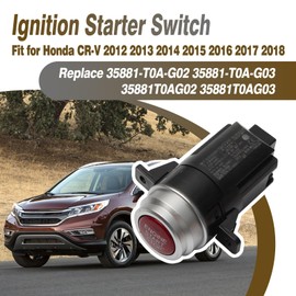 35881-T0A-G02 Ignition Starter Switch Fit for Honda CRV 2012 2013 2014 2015 2016 2017 2018, Engine Start Stop Button Replacement Replace 35881-T0A-G03 35881T0AG02 35881T0AG03