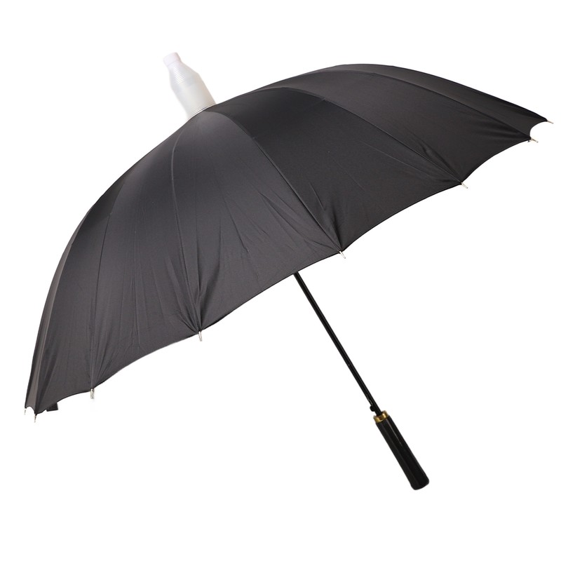 Large Umbrella Automatic Open 16 Ribs Waterproof with Cover Long