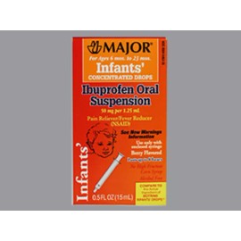Major INFANTS IBUPROFEN SUSPENSION DROPS BERRY 15ML MAJOR   50MG/1.25ML