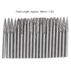 20Pcs Tungsten Carbide Burr Set Cutter Bit Cone End Mill