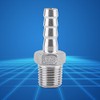 SS304 Male Thread Pipe Fitting Barb Hose Tail Connector Stainless