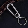 AIXUAN TC4 Titanium Alloy Key Holder with Carabiner Key Ring,