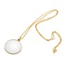 5X Magnifier Monocle Lens Necklace, Dual Purpose Magnifying Glass Loupe