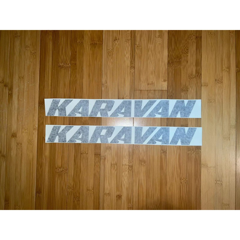 KARAVAN Replacement TRAILER DECAL Stickers - SET OF 2 -