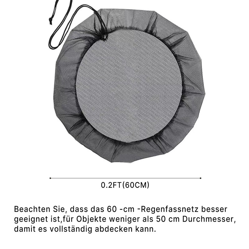 Rain Butt Net, Pack of 2, 95 cm, Adjustable Rain