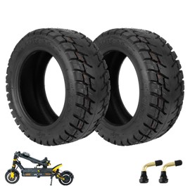 ulip 2 PCS 100/65-6.5 Off-Road Vacuum Tire for VSETT 11+ Zero 11X Dualtron for 11 Inch Electric Scooter Tubeless Wider and Thicker Tires Non-Slip Spare Wheels for Scooter