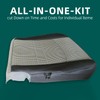 AUTOKAY Driver Side Seat Cushion Pad, Bottom Cloth Seat Cover