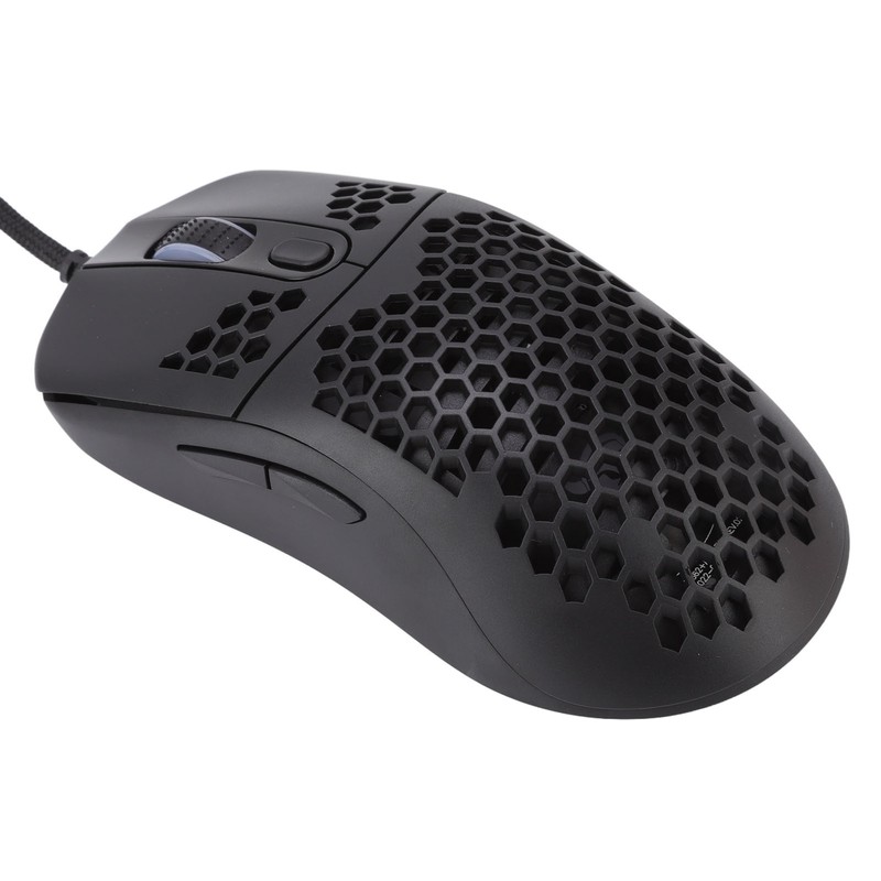 RGB Mouse Cellular Hollow Design Lightweight Wired Backlight 12000DPI 6