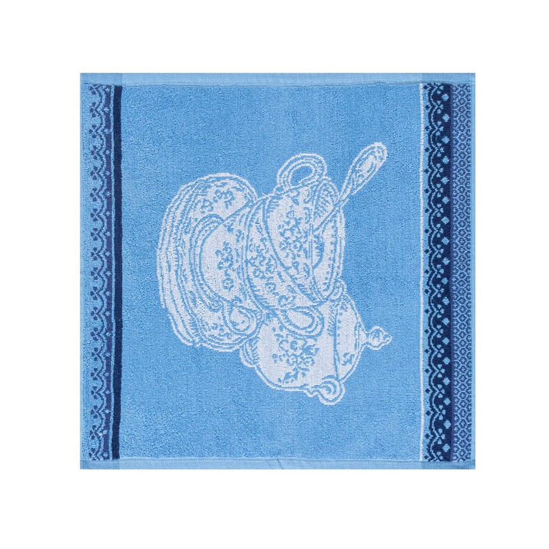 Coucke 50x50cm Square Terry Kitchen Towel Antique Tableware Design Machine